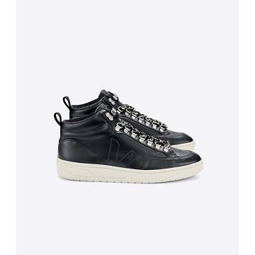 Dámské Vysoké Veja RORAIMA LEATHER Black/White | CZ 355CTV